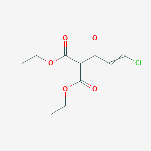 Diethyl (3-chlorobut-2-enoyl)propanedioate