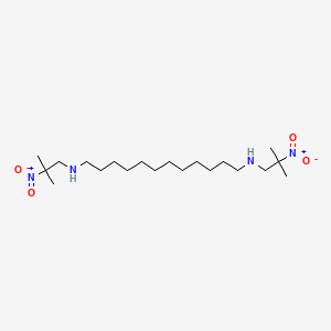 molecular formula C20H42N4O4 B14311121 N~1~,N~12~-Bis(2-methyl-2-nitropropyl)dodecane-1,12-diamine CAS No. 114136-90-2