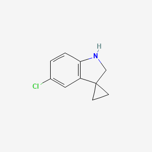 B1431116 5'-Chlorospiro[cyclopropane-1,3'-indoline] CAS No. 1538359-43-1
