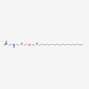 N~1~-(2-{2-[2-(Octadecyloxy)ethoxy]ethoxy}ethyl)ethane-1,2-diamine