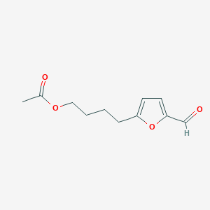 2-Furancarboxaldehyde, 5-[4-(acetyloxy)butyl]-