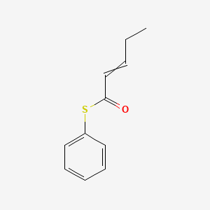 S-Phenyl pent-2-enethioate