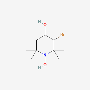 3-Bromo-2,2,6,6-tetramethylpiperidine-1,4-diol