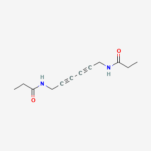 N,N'-(Hexa-2,4-diyne-1,6-diyl)dipropanamide