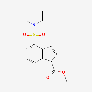 Methyl 4-(diethylsulfamoyl)-1H-indene-1-carboxylate