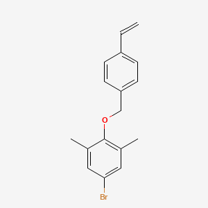 5-Bromo-2-[(4-ethenylphenyl)methoxy]-1,3-dimethylbenzene