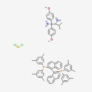 B1431178 RuCl2[(R)-xylbinap][(R)-daipen] CAS No. 220114-32-9