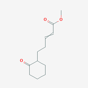 Methyl 5-(2-oxocyclohexyl)pent-2-enoate