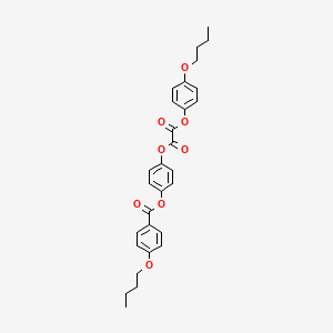 4-[(4-Butoxybenzoyl)oxy]phenyl 4-butoxyphenyl ethanedioate