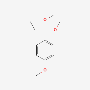 Benzene, 1-(1,1-dimethoxypropyl)-4-methoxy-