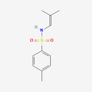 4-Methyl-N-(2-methylprop-1-en-1-yl)benzene-1-sulfonamide