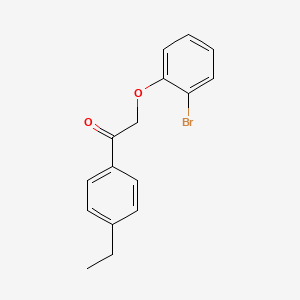 Ethanone, 2-(2-bromophenoxy)-1-(4-ethylphenyl)-