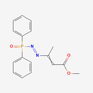 Methyl 3-[(E)-(diphenylphosphoryl)diazenyl]but-2-enoate