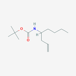 B1431208 N-Boc-(+/-)-oct-1-en-4-amine CAS No. 1335042-14-2