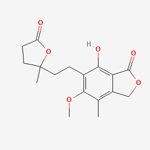 molecular formula C17H20O6 B1431217 霉酚酸内酯 CAS No. 26675-76-3