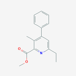 molecular formula C16H17NO2 B1431231 6-乙基-3-甲基-4-苯基吡啶甲酸甲酯 CAS No. 64035-18-3
