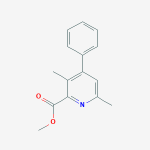 molecular formula C15H15NO2 B1431233 3,6-二甲基-4-苯基吡啶甲酸甲酯 CAS No. 64035-19-4