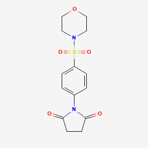 Morpholine, 4-[[4-(2,5-dioxo-1-pyrrolidinyl)phenyl]sulfonyl]-