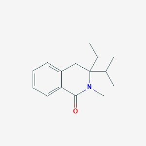 3-Ethyl-2-methyl-3-(propan-2-yl)-3,4-dihydroisoquinolin-1(2H)-one