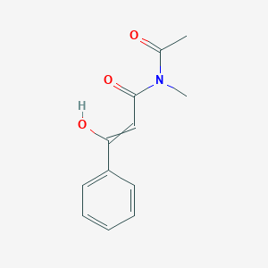 N-Acetyl-3-hydroxy-N-methyl-3-phenylprop-2-enamide