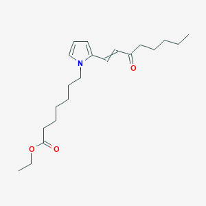 Ethyl 7-[2-(3-oxooct-1-en-1-yl)-1H-pyrrol-1-yl]heptanoate