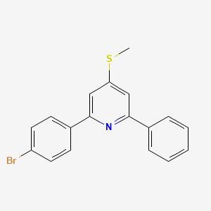 2-(4-Bromophenyl)-4-methylthio-6-phenylpyridine