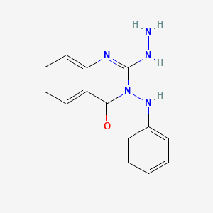 3-Anilino-2-hydrazinylquinazolin-4(3H)-one