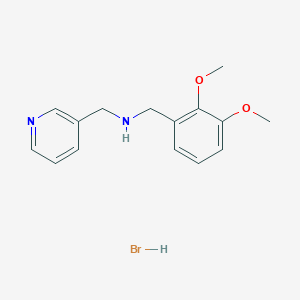 B1431275 (2,3-Dimethoxybenzyl)(3-pyridinylmethyl)amine hydrobromide CAS No. 1609406-48-5