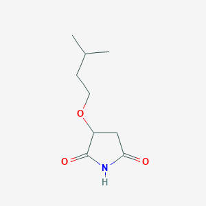 3-(3-Methylbutoxy)pyrrolidine-2,5-dione