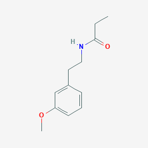 N-[2-(3-methoxyphenyl)ethyl]propanamide