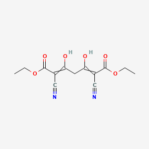 Diethyl 2,6-dicyano-3,5-dihydroxyhepta-2,5-dienedioate