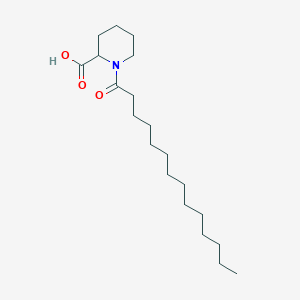 2-Piperidinecarboxylic acid, 1-(1-oxotetradecyl)-