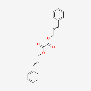 molecular formula C20H18O4 B14312909 Bis(3-phenylprop-2-en-1-yl) ethanedioate CAS No. 111944-30-0