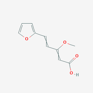 5-(Furan-2-yl)-3-methoxypenta-2,4-dienoic acid