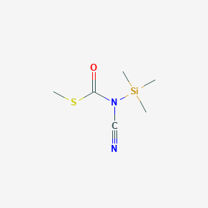 S-Methyl cyano(trimethylsilyl)carbamothioate