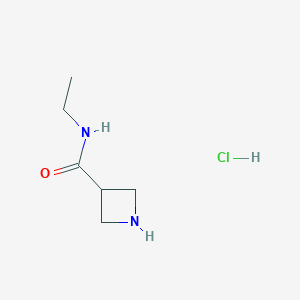molecular formula C6H13ClN2O B1431296 N-乙基氮杂环丁烷-3-甲酰胺盐酸盐 CAS No. 1376380-75-4