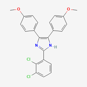 2-(2,3-Dichlorophenyl)-4,5-bis(4-methoxyphenyl)-1H-imidazole