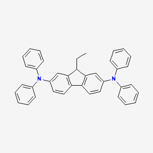 9-Ethyl-N~2~,N~2~,N~7~,N~7~-tetraphenyl-9H-fluorene-2,7-diamine