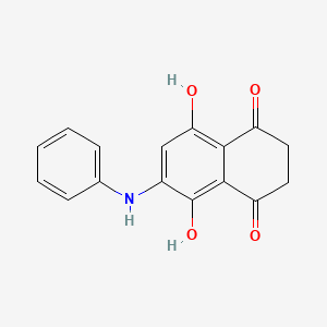 6-Anilino-5,8-dihydroxy-2,3-dihydronaphthalene-1,4-dione