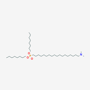 Dioctyl [18-(dimethylamino)octadecyl]phosphonate