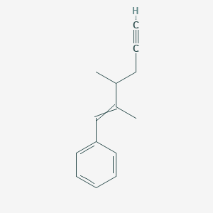 molecular formula C14H16 B14312994 (2,3-Dimethylhex-1-en-5-yn-1-yl)benzene CAS No. 113729-46-7