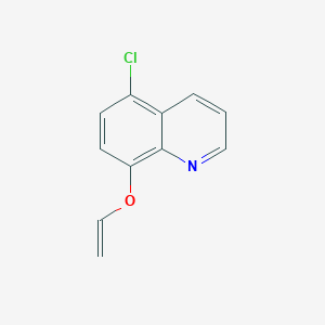 molecular formula C11H8ClNO B14313002 5-Chloro-8-(ethenyloxy)quinoline CAS No. 112342-77-5