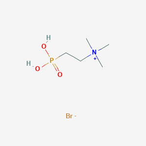 molecular formula C5H15BrNO3P B14313100 N,N,N-Trimethyl-2-phosphonoethan-1-aminium bromide CAS No. 113347-61-8