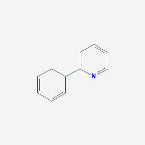 molecular formula C11H11N B14313128 2-(Cyclohexa-2,4-dien-1-yl)pyridine CAS No. 112365-68-1