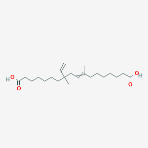 11-Ethenyl-8,11-dimethyloctadec-8-enedioic acid