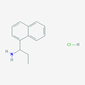 B1431315 1-(Naphthalen-1-yl)propan-1-amine hydrochloride CAS No. 149854-36-4