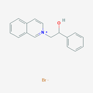 2-(2-Hydroxy-2-phenylethyl)isoquinolin-2-ium bromide