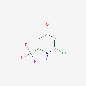 B1431316 2-Chloro-6-(trifluoromethyl)pyridin-4-ol CAS No. 1227602-42-7