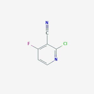 B1431317 2-Chloro-4-fluoronicotinonitrile CAS No. 1054552-27-0