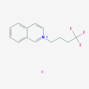 2-(4,4,4-Trifluorobutyl)isoquinolin-2-ium iodide